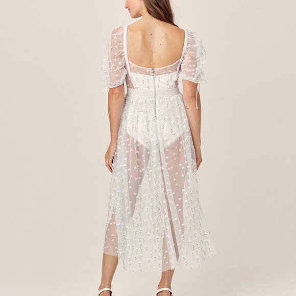 FOR LOVE AND LEMONS Fresca maxi dress. Like New worn once. Size medium - Picture 4 of 5